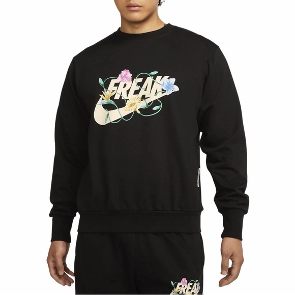 FJ9557-010LargeGiannis Nike Standard Issue Men's Dri-FIT PulloverFloral